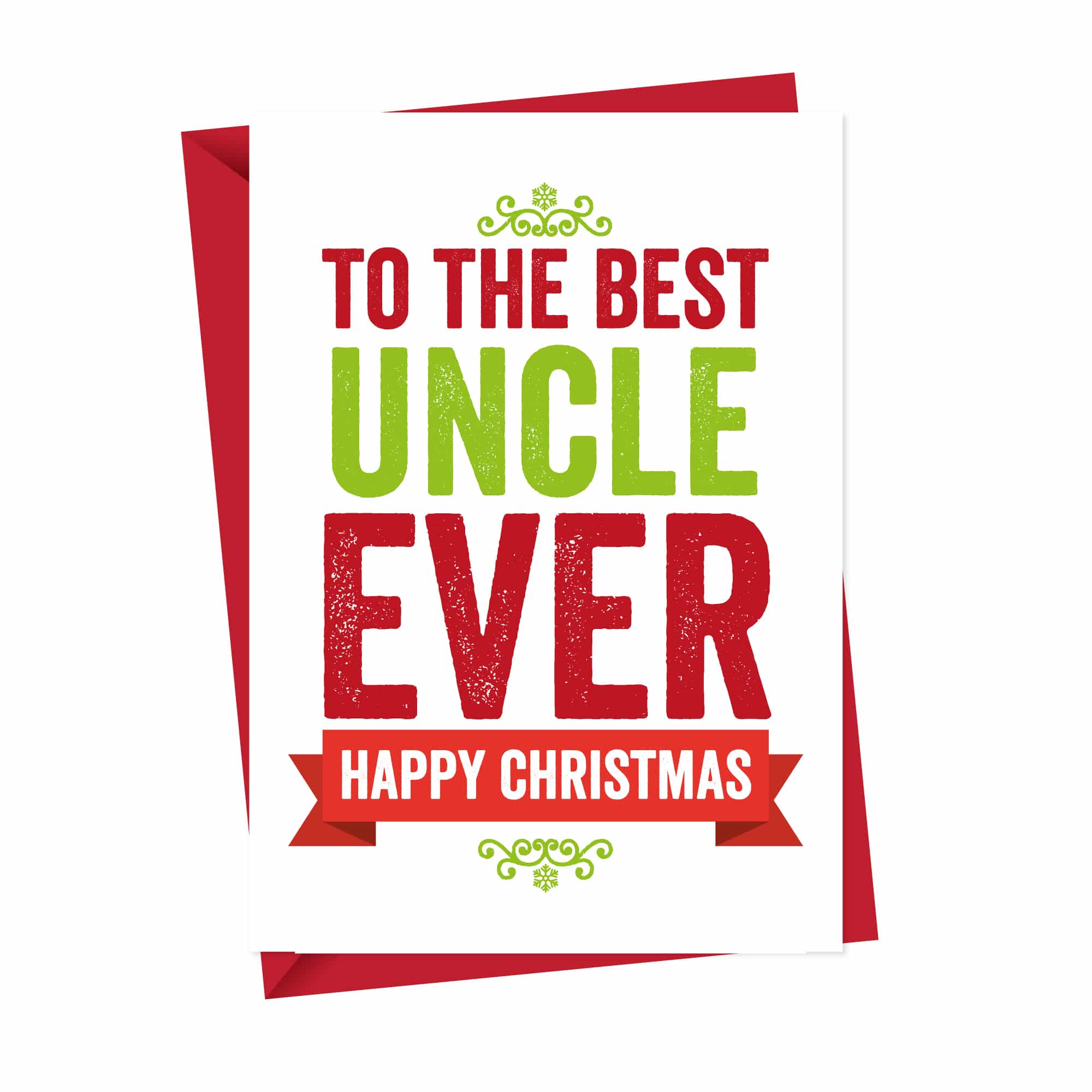 Christmas card for Uncle