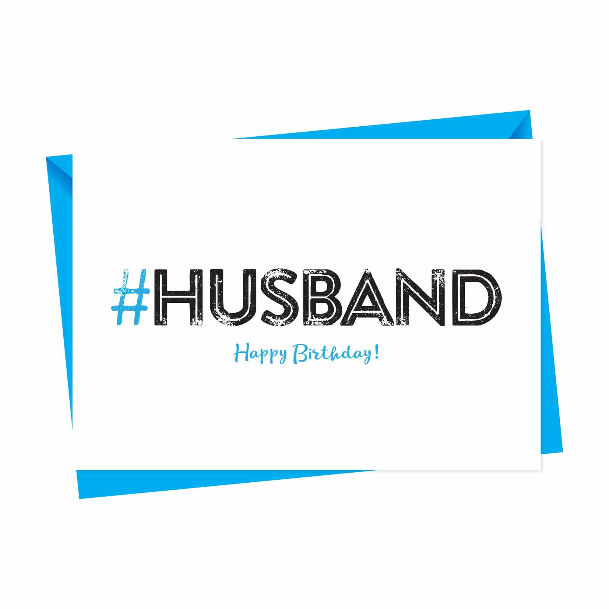 Hashtag Husband Birthday Card