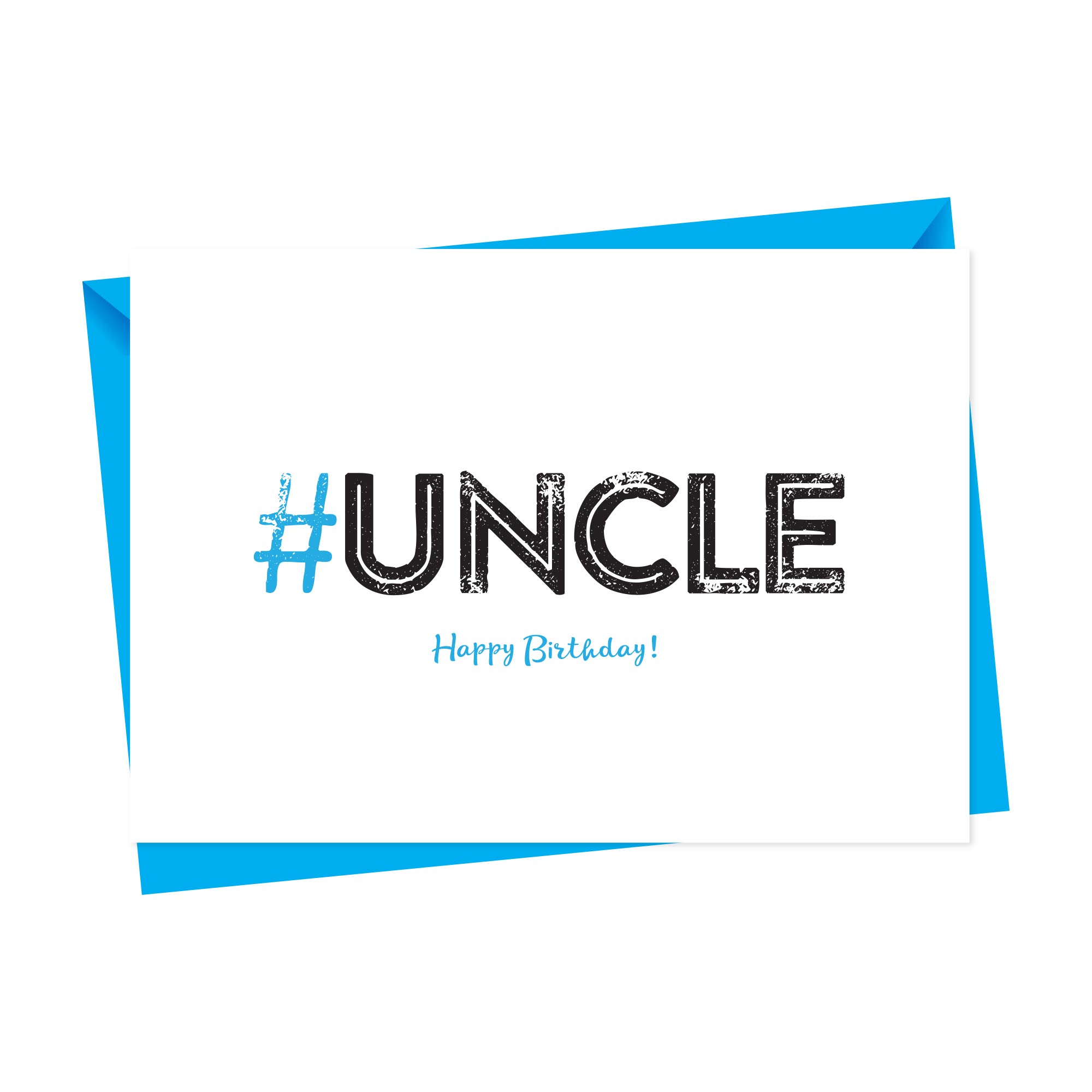 Hashtag Uncle Birthday Card