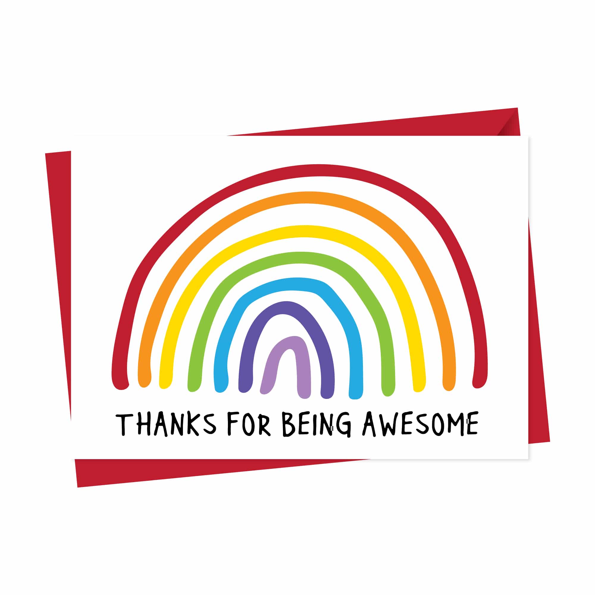 Awesome Rainbow Card Personalised
