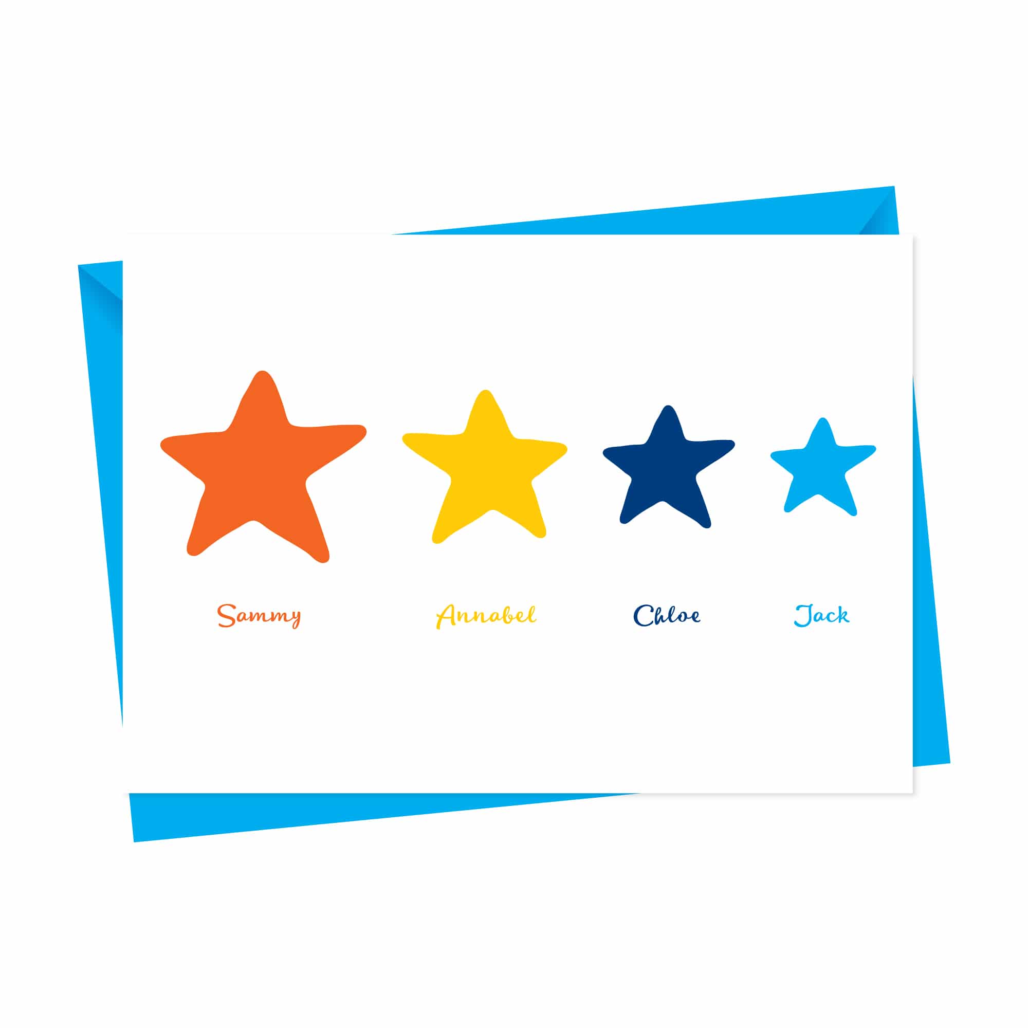 Family Stars Card